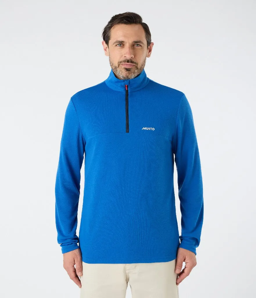 MEN'S MUSTO FAST DRY 1/2 ZIP TOP - ARUBA BLUE