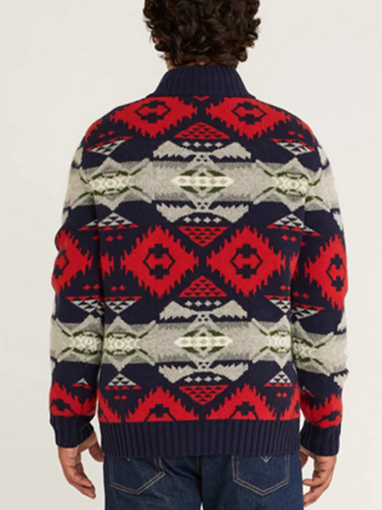 Men's Nehalem Quarter Zip Wool Sweater