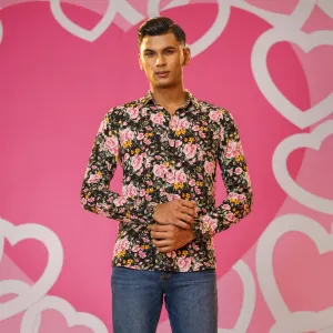 Mens Printed Viscose Shirt