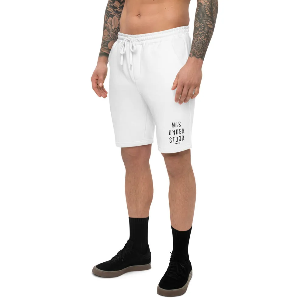 Men's "MISUNDERSTOOD REBEL TEE" Fleece shorts