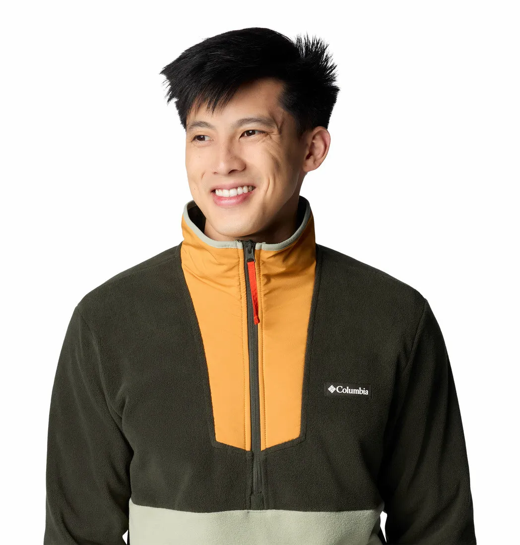 MEN'S SEQUOIA GROVE HALF ZIP FLEECE - GREENSCAPE, SUNSTONE, SAFARI, SPICY PULL