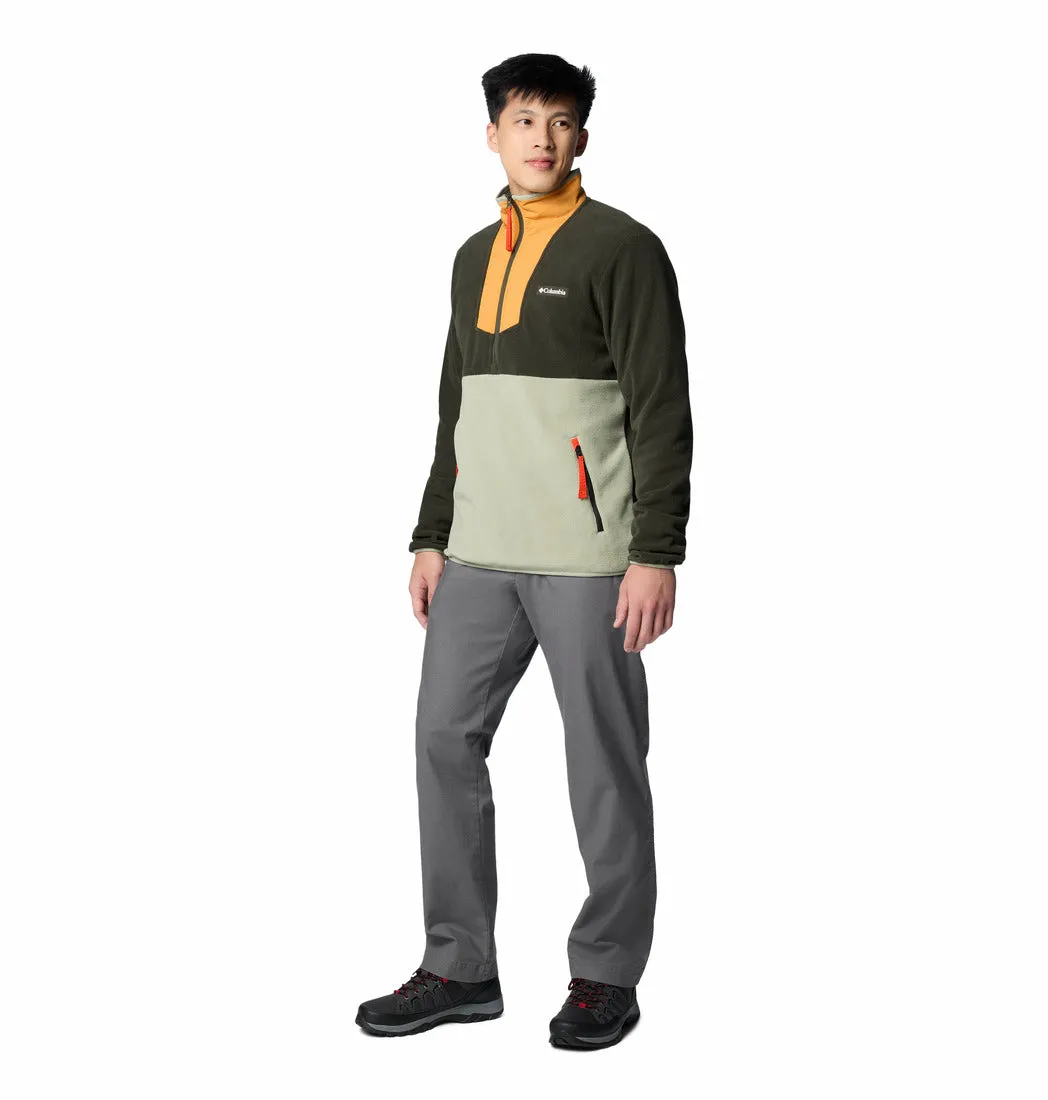 MEN'S SEQUOIA GROVE HALF ZIP FLEECE - GREENSCAPE, SUNSTONE, SAFARI, SPICY PULL