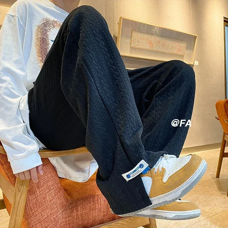 Men's Sweatpants Loose Trousers with Classic Style and Vintage
