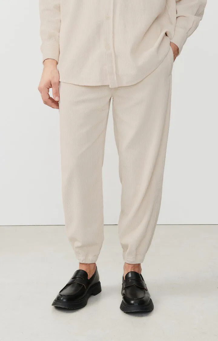 MEN'S TROUSERS PADOW - ECRU VINTAGE
