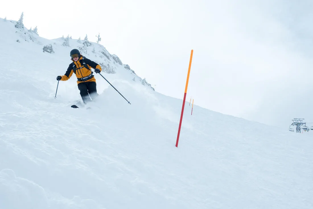 Men's Waterproof and Durable Ski Jacket 500 SPORT-Camel and