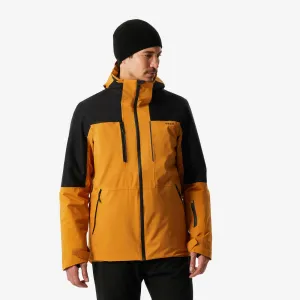 Men's Waterproof and Durable Ski Jacket 500 SPORT-Camel and