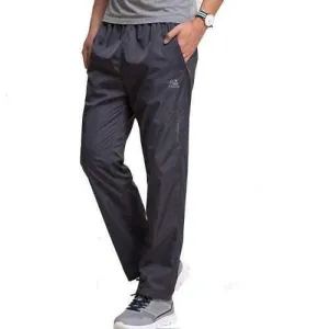 Mens Winter Elastic Waist Straight Leg Thick Warm Fleece Lined Casual Sport Pants