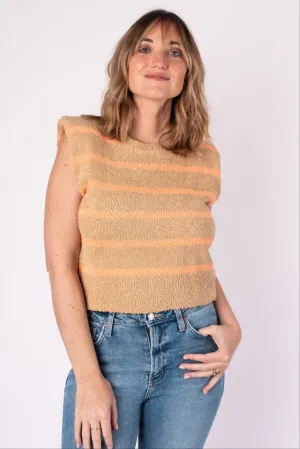Modern Day Striped Knit Top