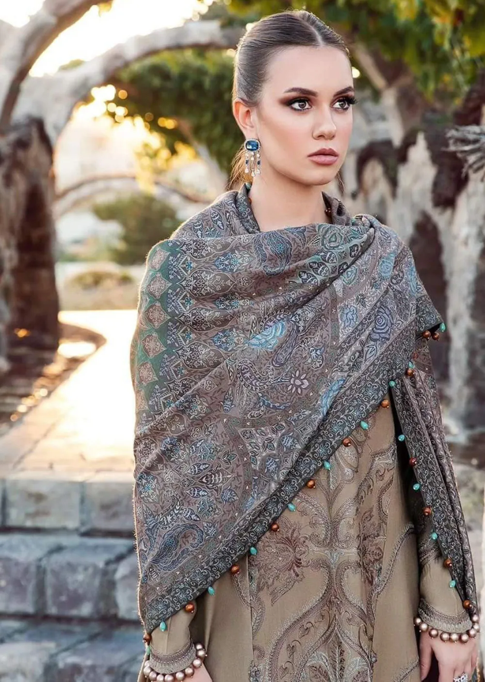 MPT-03-A - Unstitched - M.Prints Winter Collection 2023