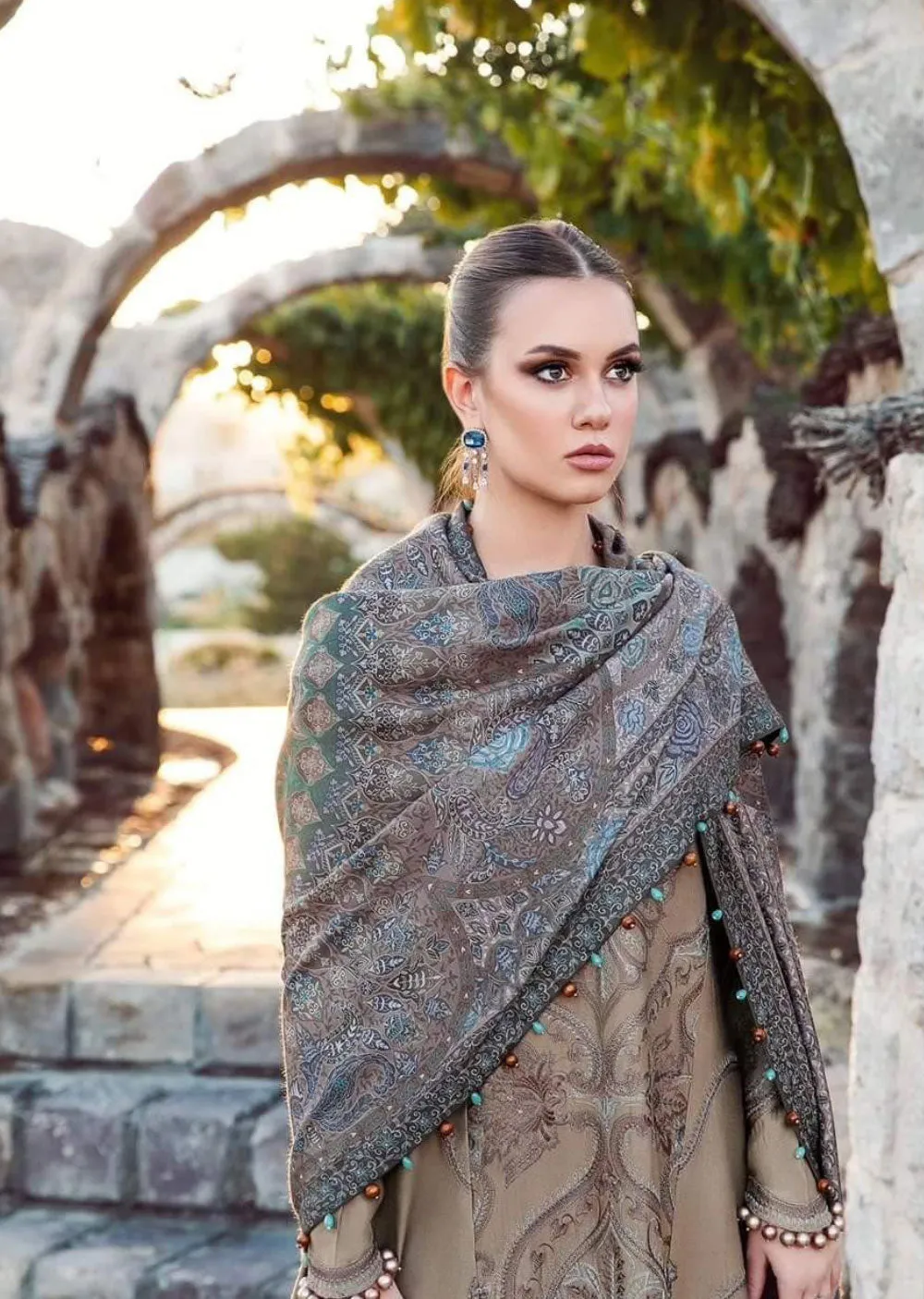 MPT-03-A - Unstitched - M.Prints Winter Collection 2023