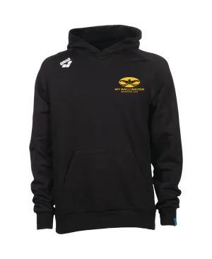 Mt Wellington Unisex Hooded Panel Sweatshirt - Black