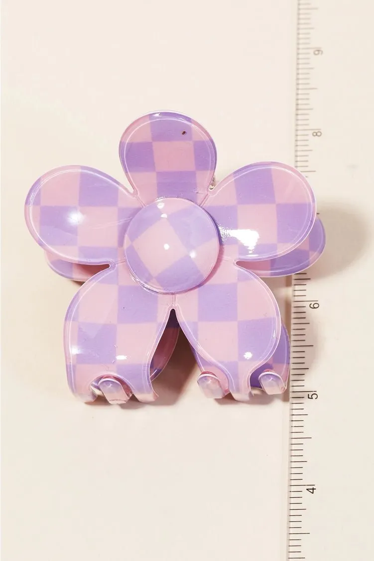 Multicolored Flower Hair Clip