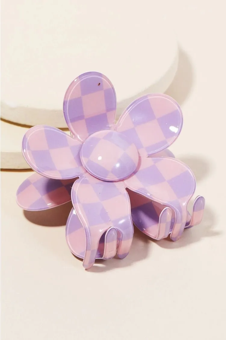 Multicolored Flower Hair Clip