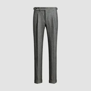 Naples Herringbone Tweed Woolen Trousers