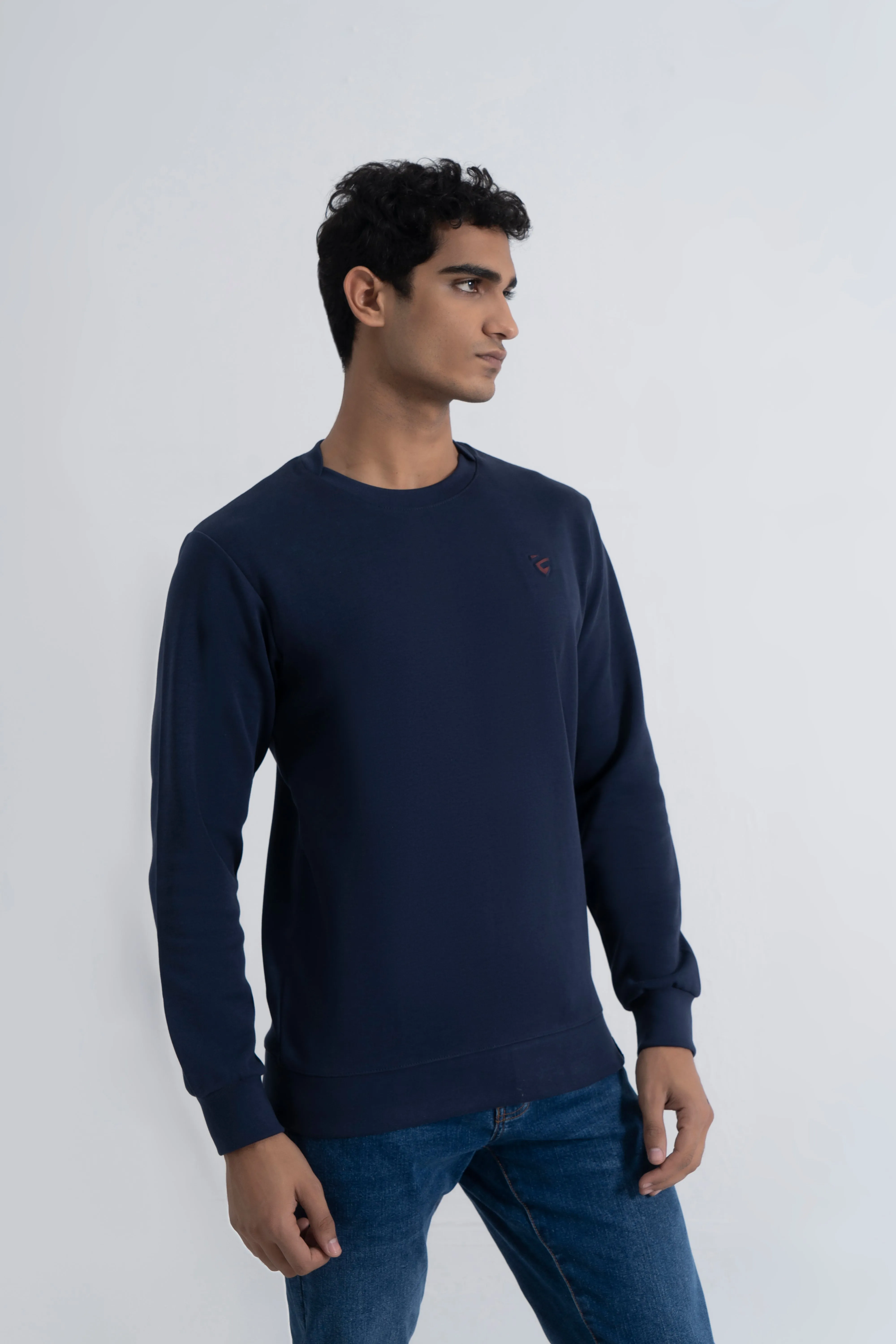 Navy Basic Sweatshirt