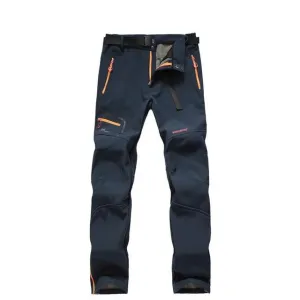 outdoor stormy  men's casual  autumn and winter Plush men's loose straight pants