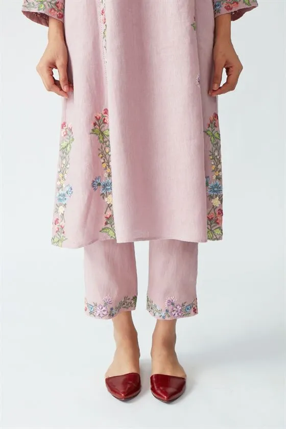 Payal Pratap   -   Rock Garden Viburnum Embroidered Kurta Pant Set (2pcs)