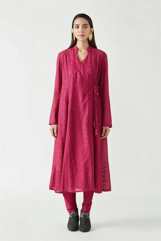 Payal Pratap   -   View with A Room  Olivia Embroidered Kurta Set (3 Pcs)