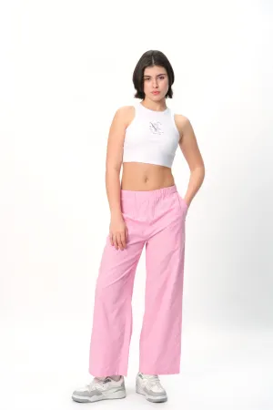 Pink Small Checkered Pants