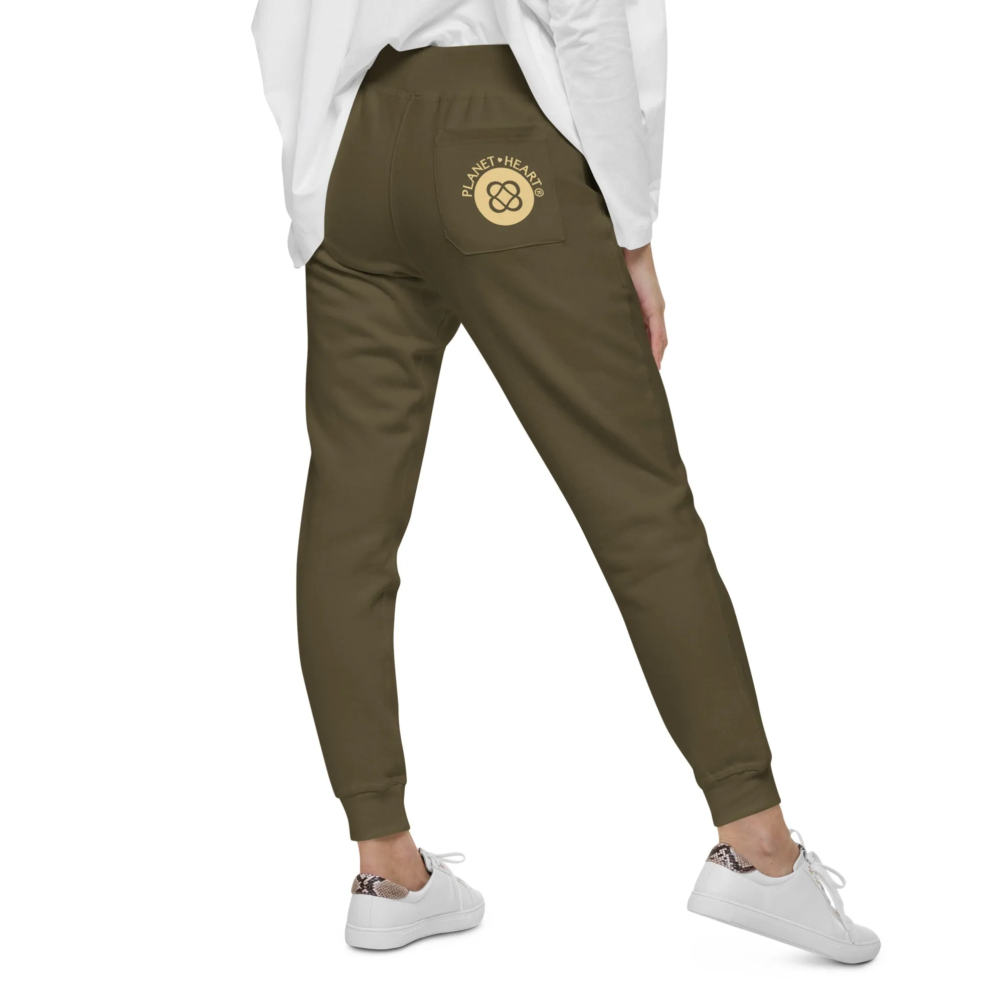 Planet Heart logo Unisex fleece sweatpants
