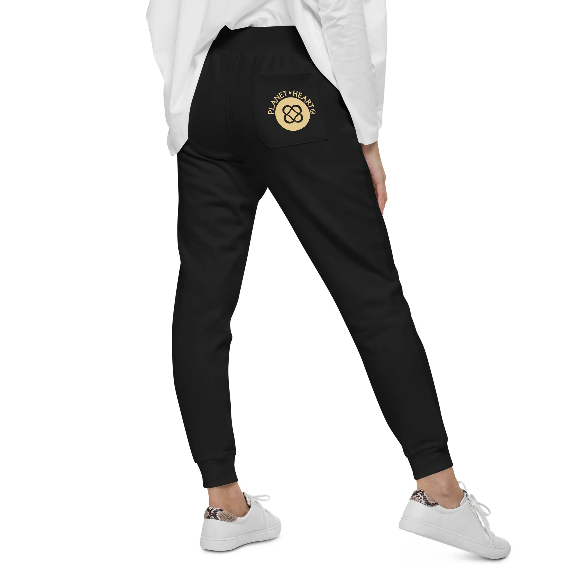 Planet Heart logo Unisex fleece sweatpants
