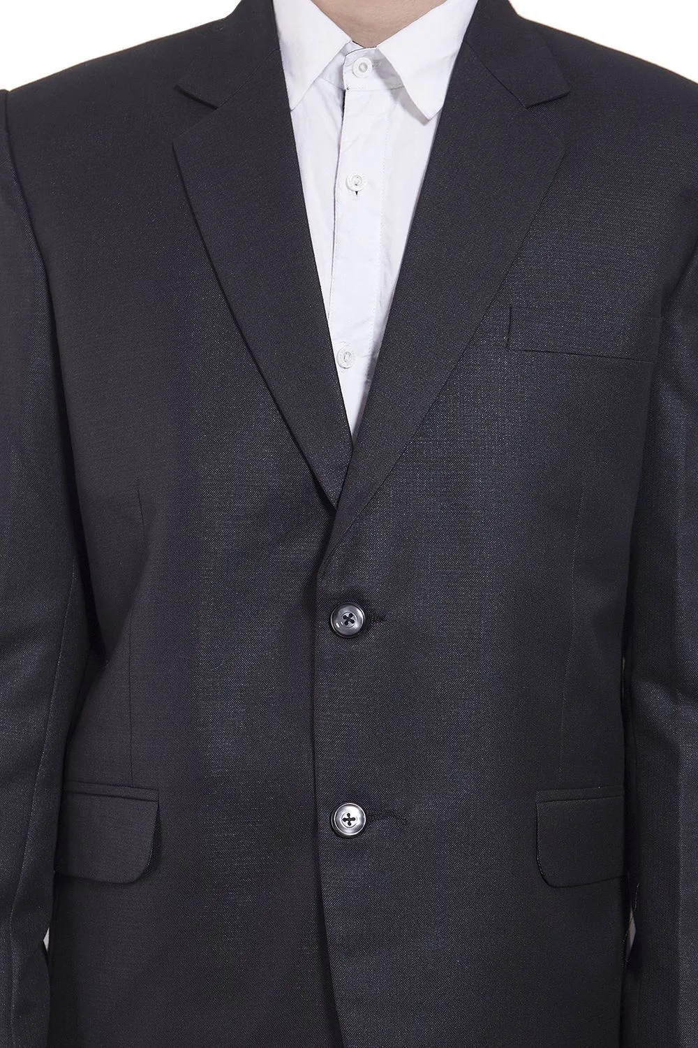 Poly Viscose Black Suit