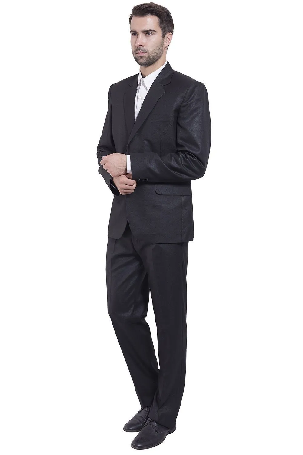 Poly Viscose Black Suit
