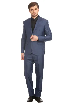 Poly Viscose Blue Suit
