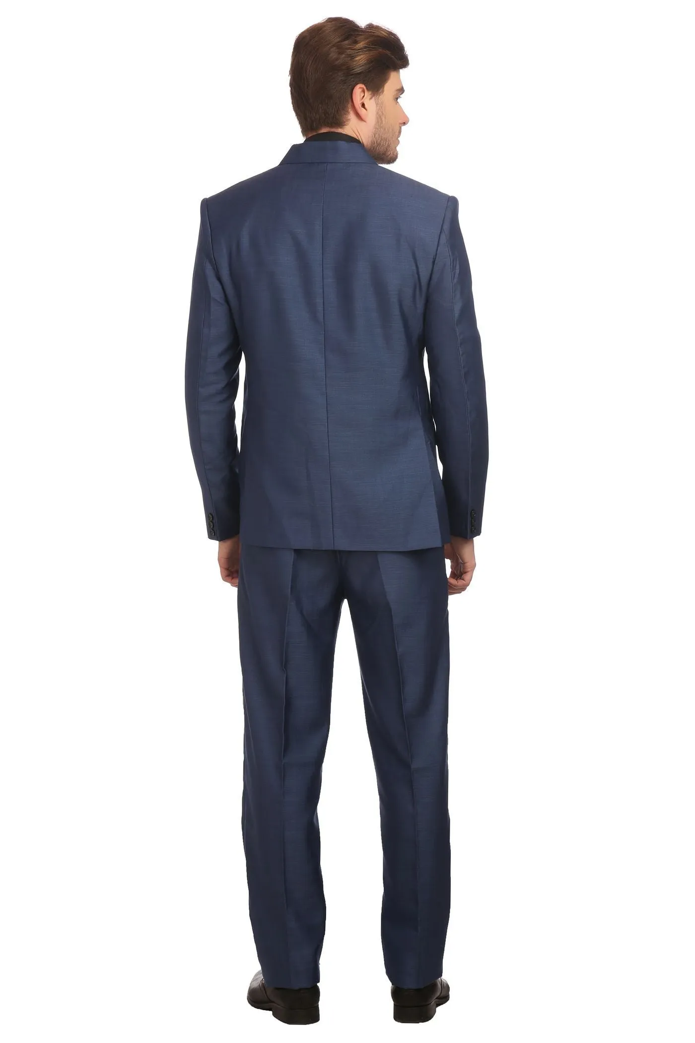Poly Viscose Blue Suit