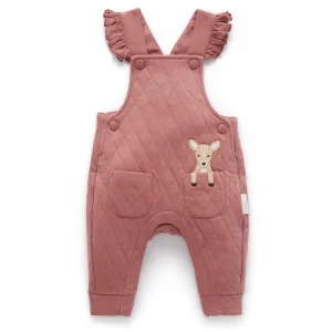 Quilted Overall - Prune