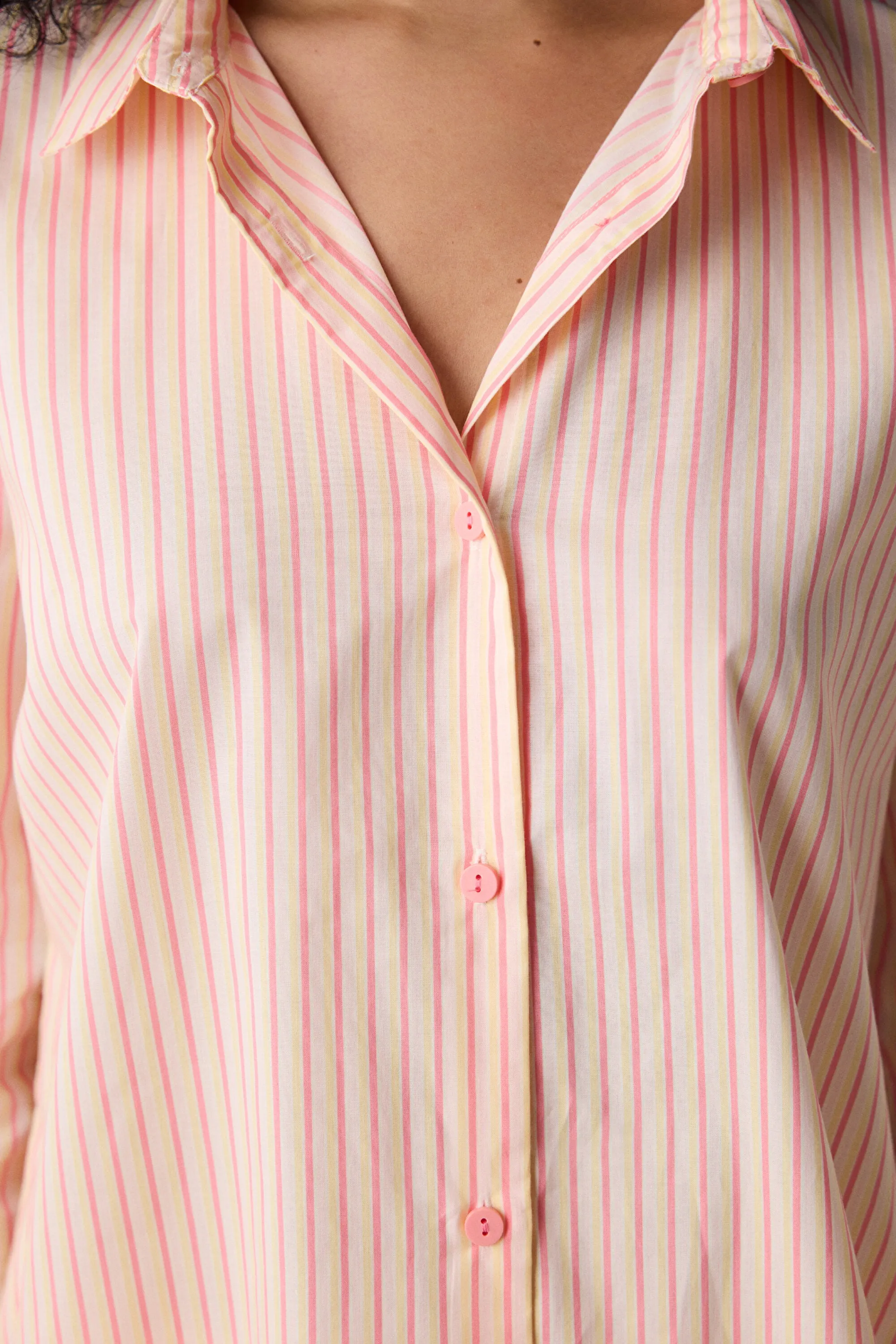 Quinn Shirt Pants Striped Multicolored Pajama Set