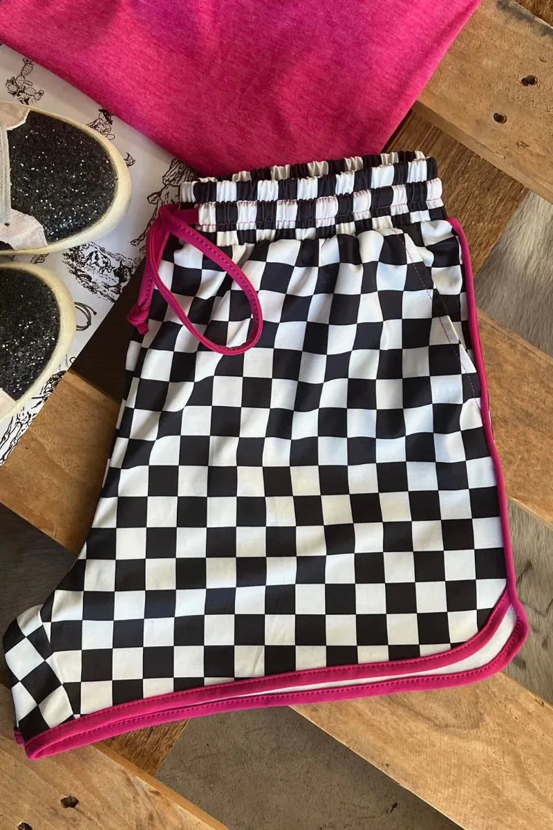 Race to the Top Checkered Shorts