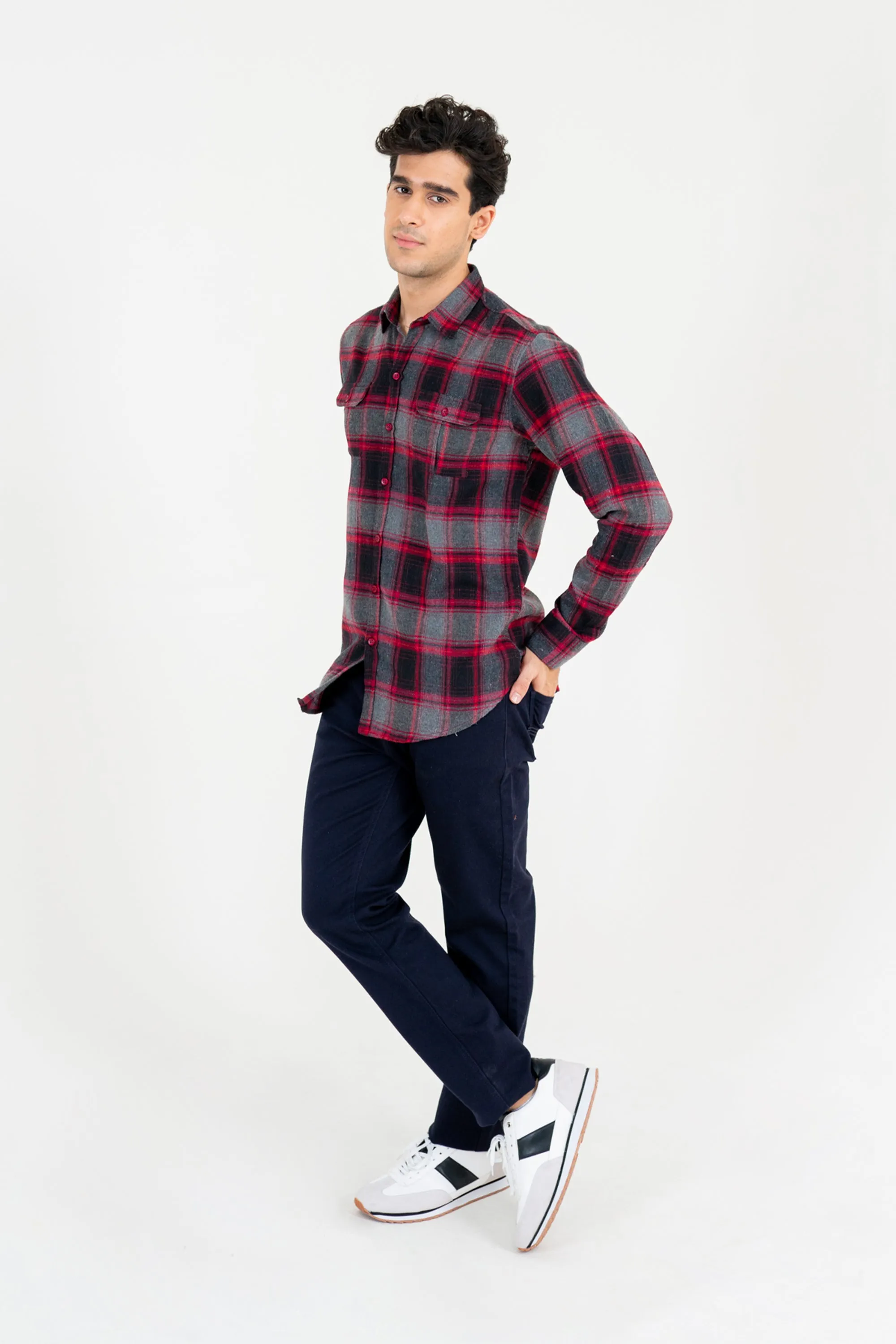 Red Woolen Shirt