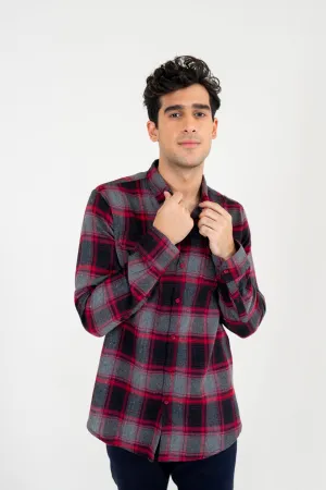 Red Woolen Shirt