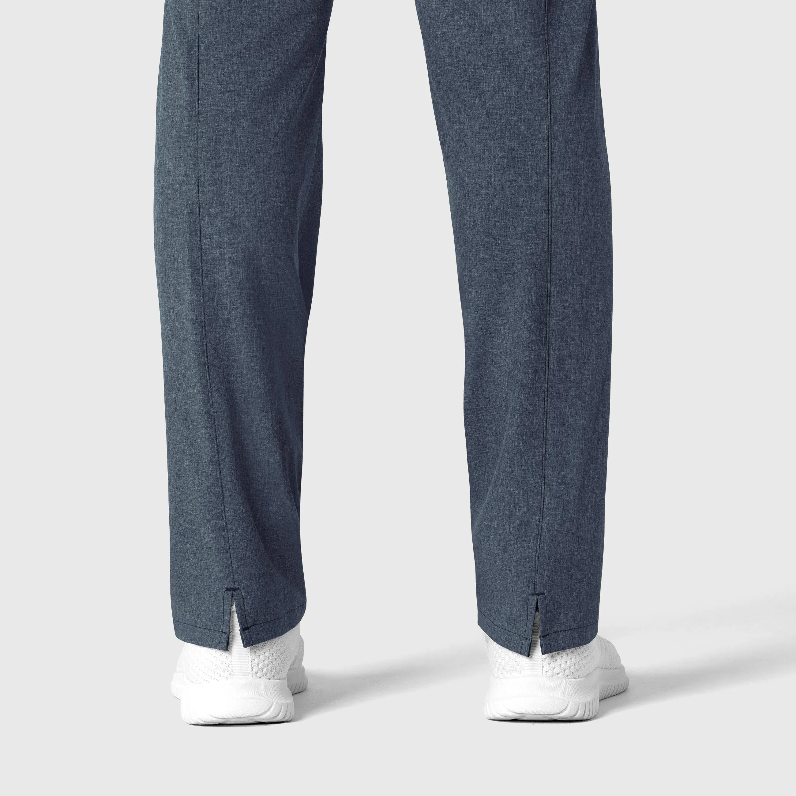 RENEW 5334 High Waist Slim Leg Scrub Pants Navy Heather