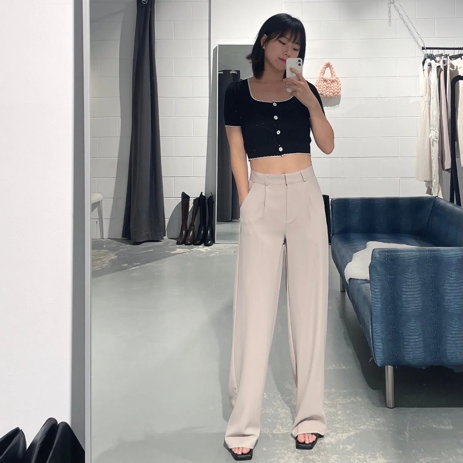 Reve Pintucked Pants