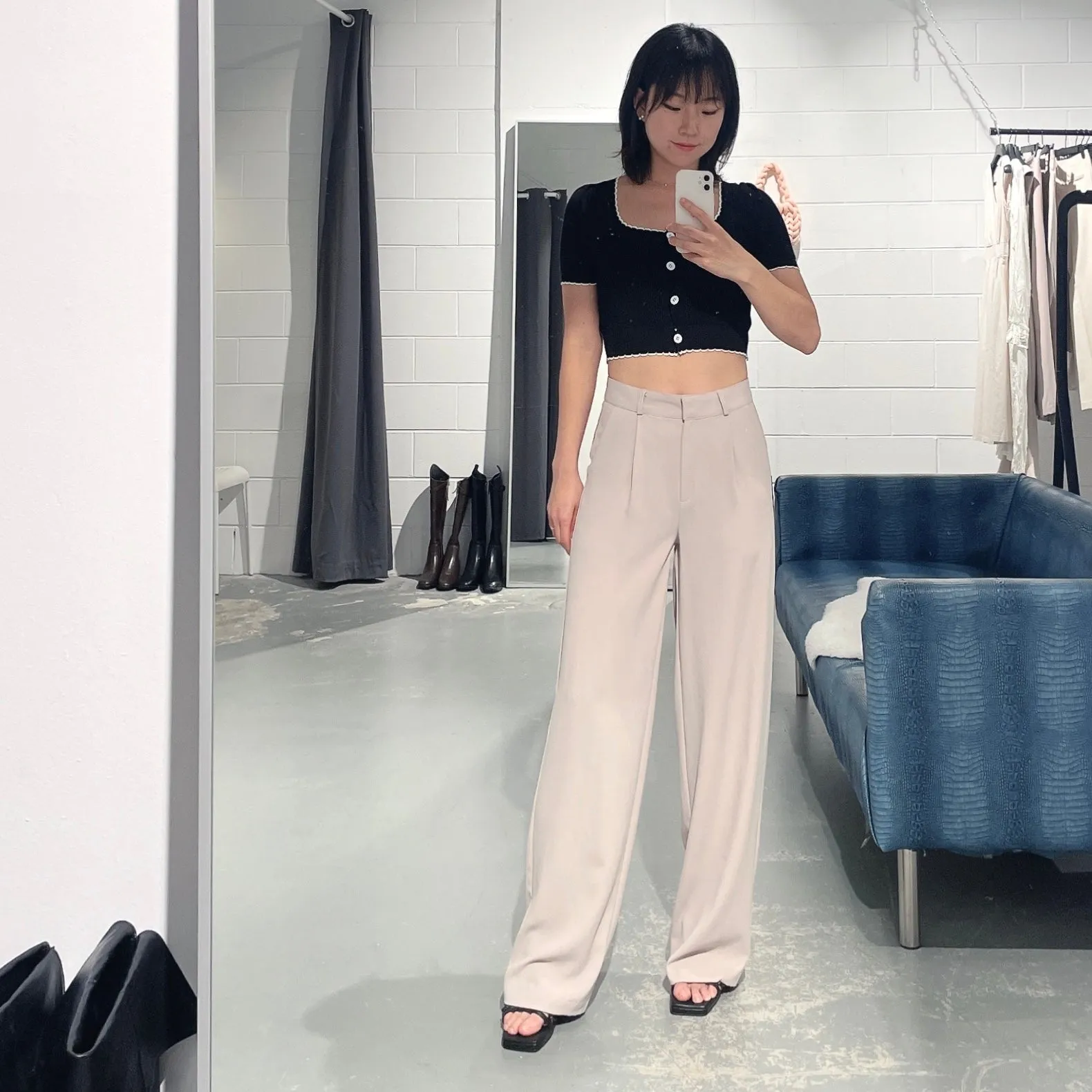 Reve Pintucked Pants