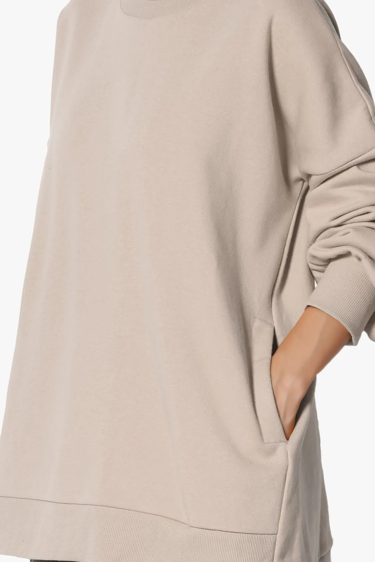 Revel Hi-Low Boyfriend Sweatshirts PLUS