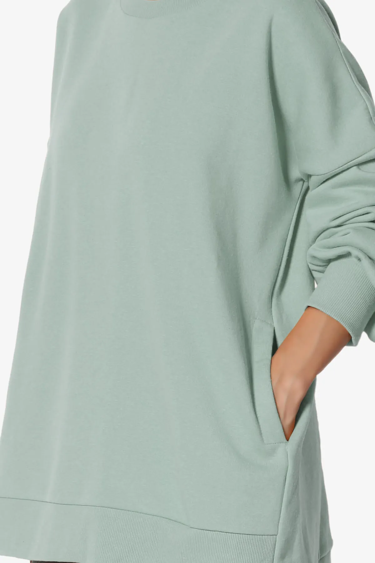 Revel Hi-Low Boyfriend Sweatshirts PLUS