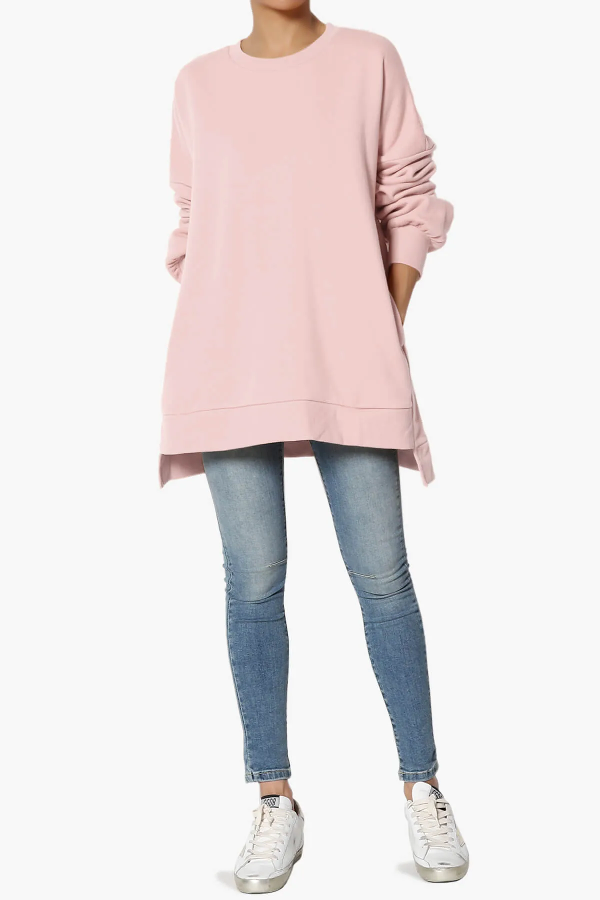 Revel Hi-Low Boyfriend Sweatshirts PLUS