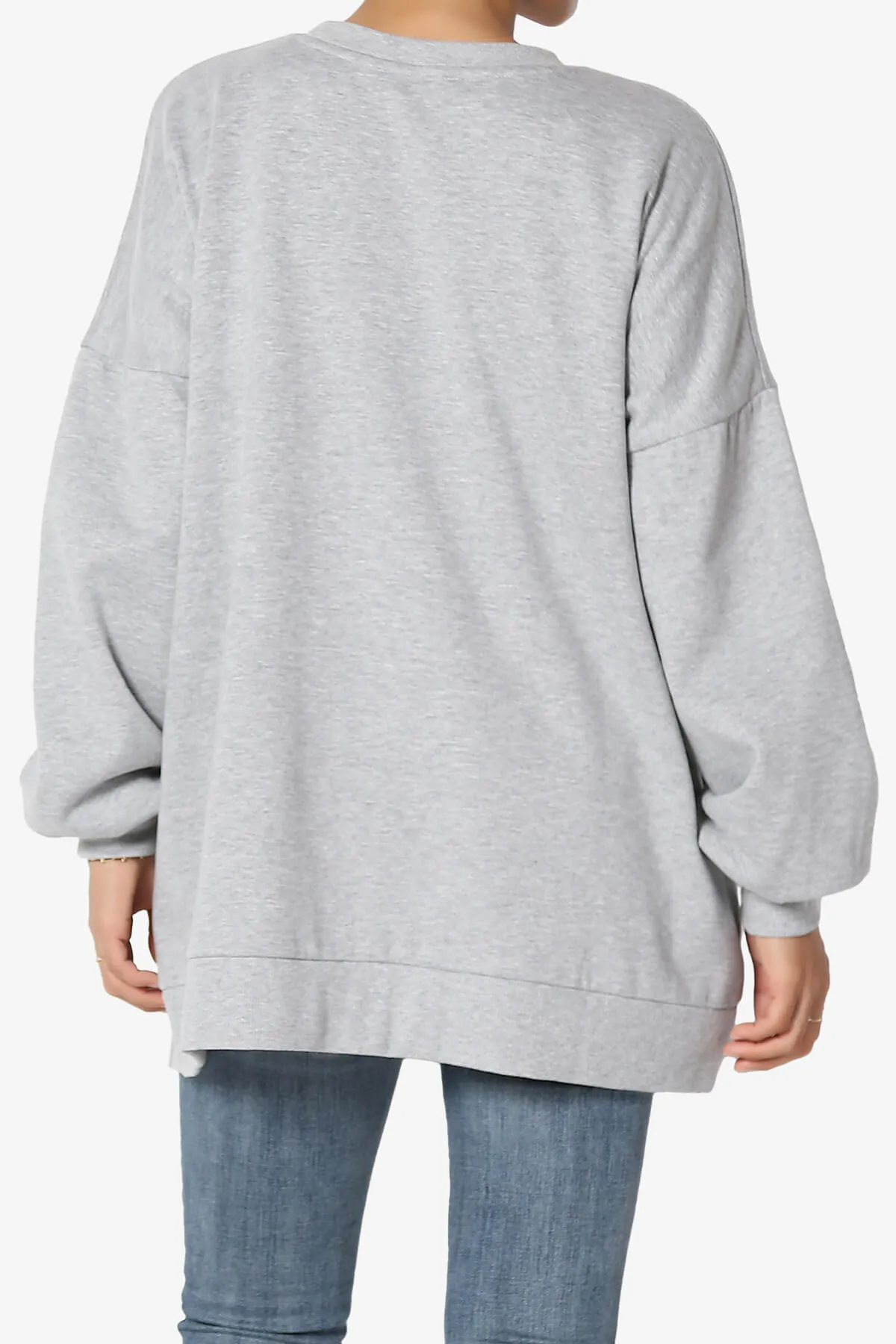 Revel Hi-Low Boyfriend Sweatshirts PLUS
