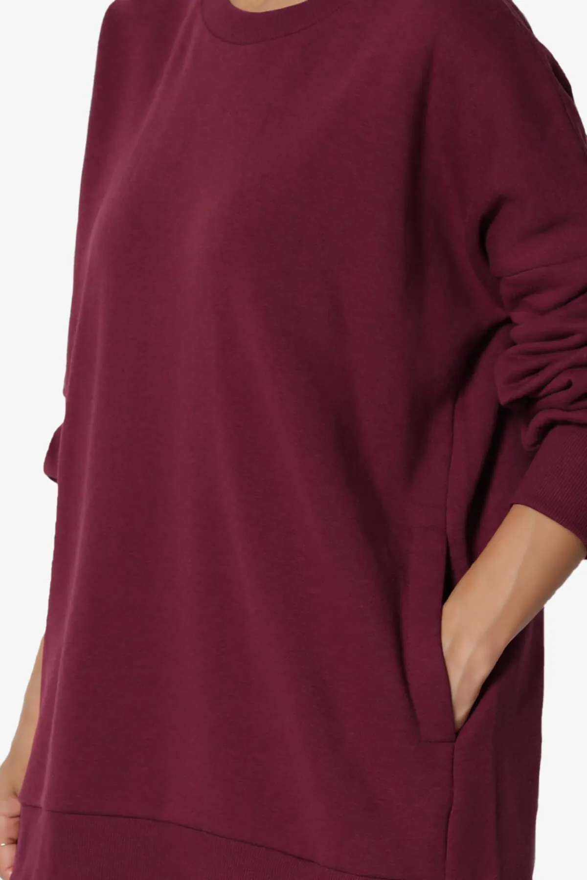 Revel Hi-Low Boyfriend Sweatshirts PLUS