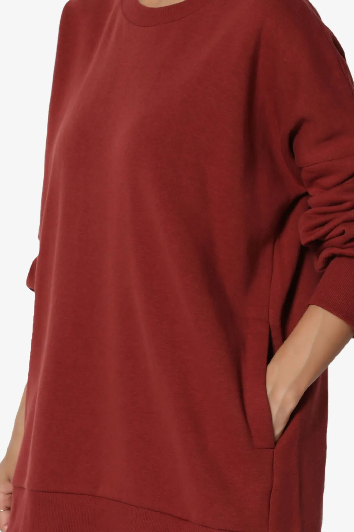 Revel Hi-Low Boyfriend Sweatshirts PLUS