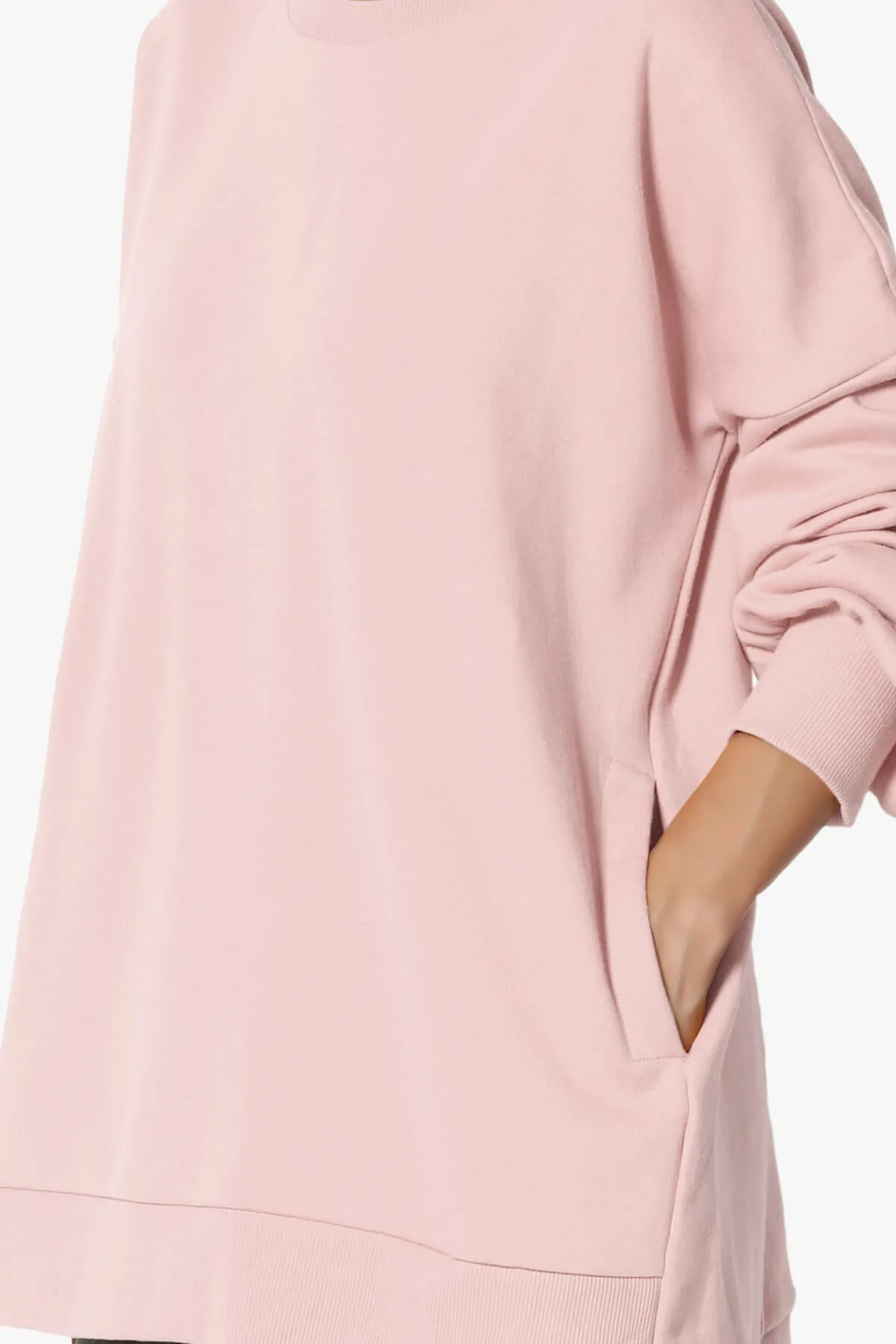 Revel Hi-Low Boyfriend Sweatshirts PLUS
