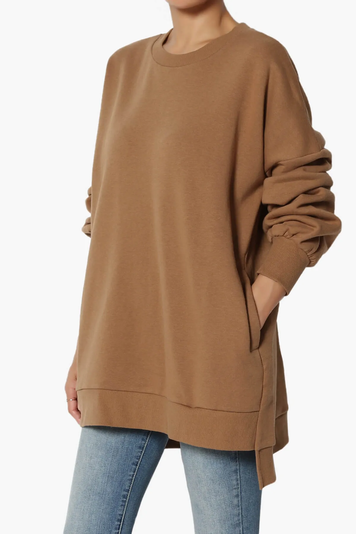 Revel Hi-Low Boyfriend Sweatshirts PLUS