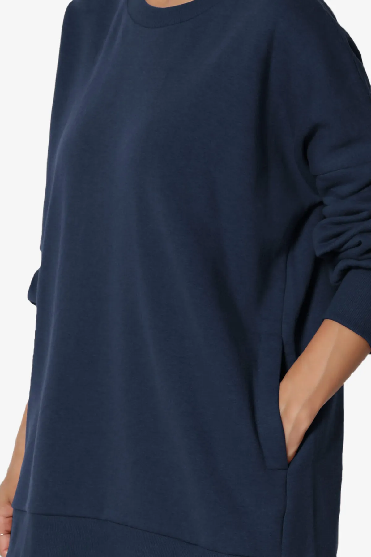 Revel Hi-Low Boyfriend Sweatshirts PLUS