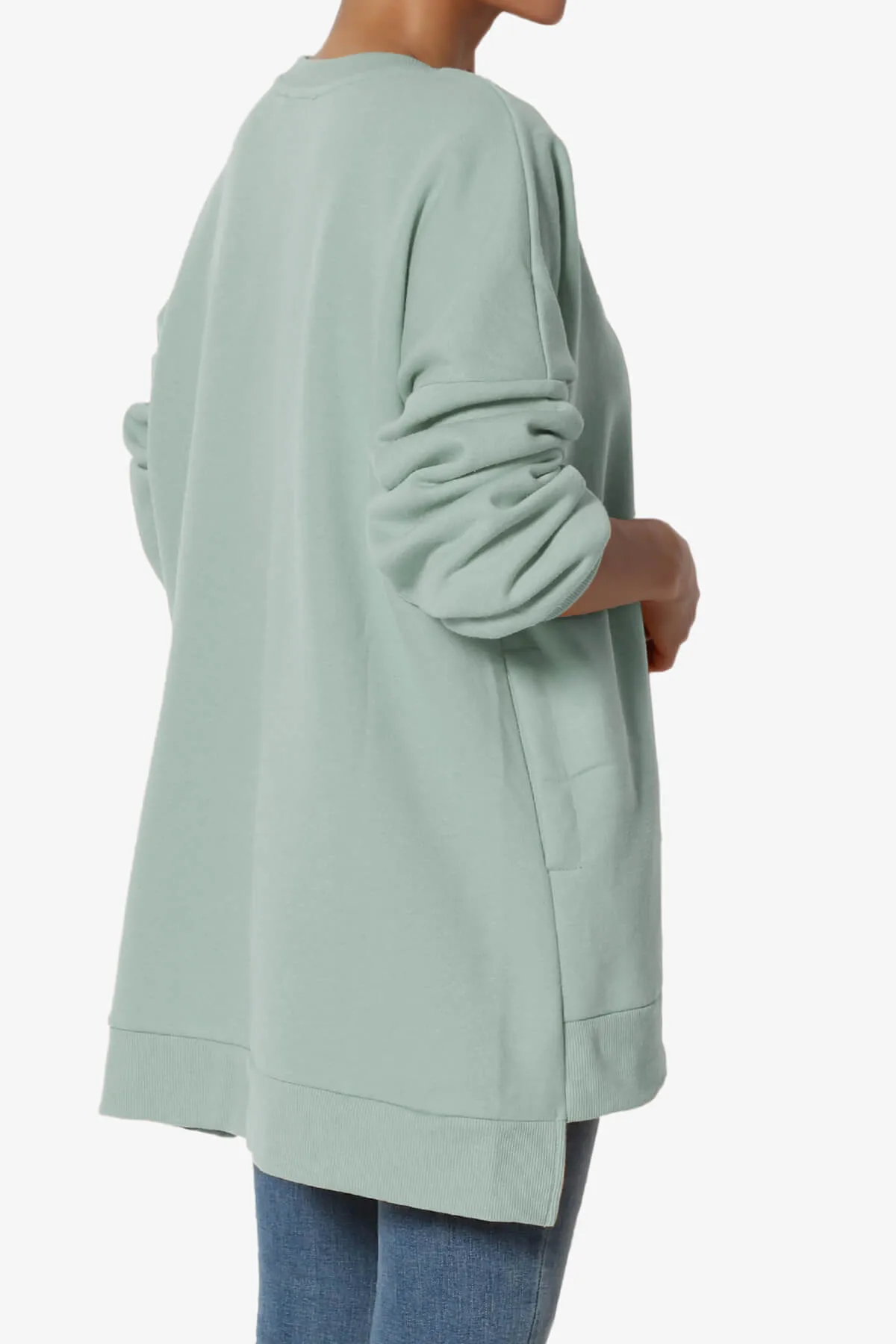 Revel Hi-Low Boyfriend Sweatshirts PLUS