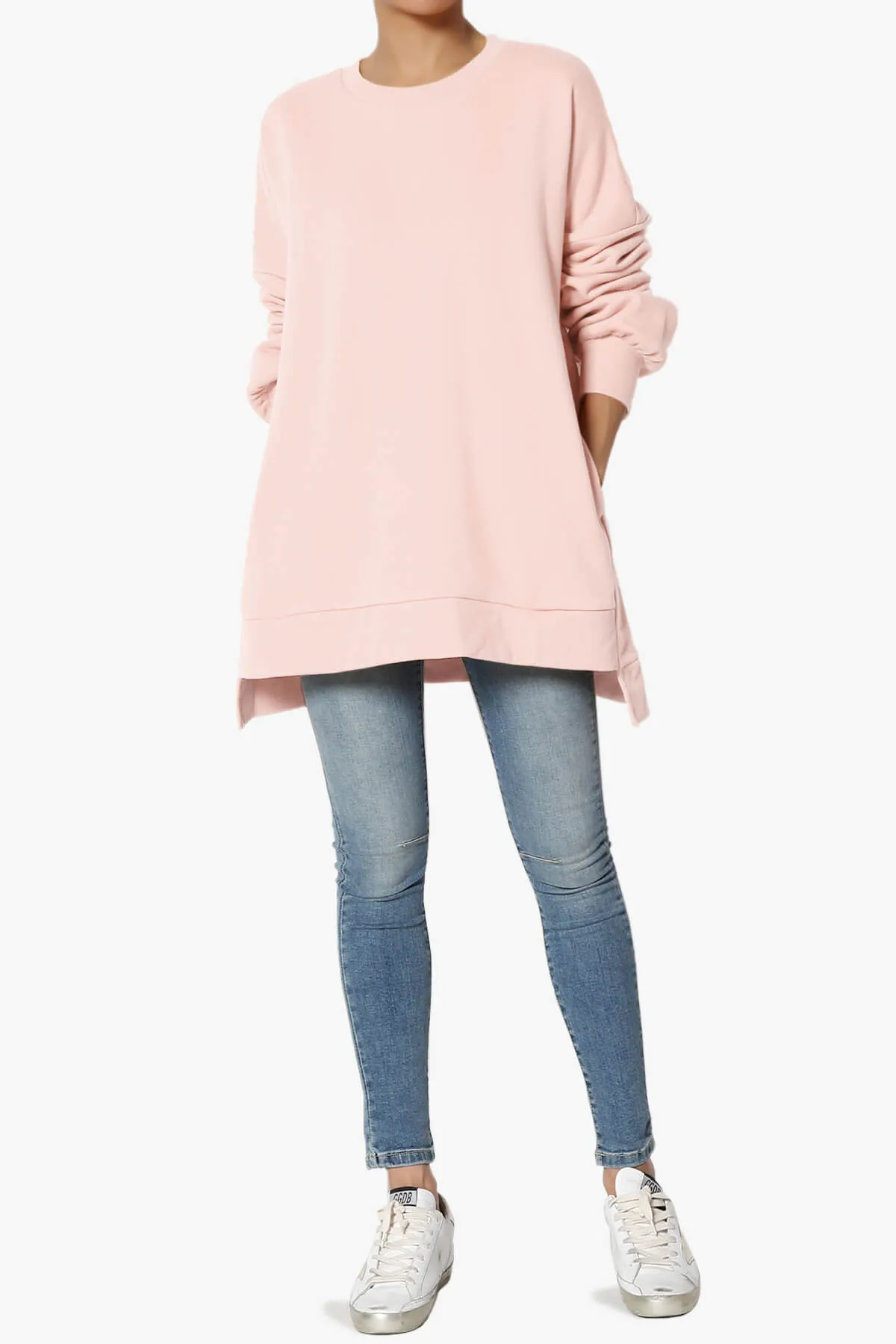 Revel Hi-Low Boyfriend Sweatshirts PLUS