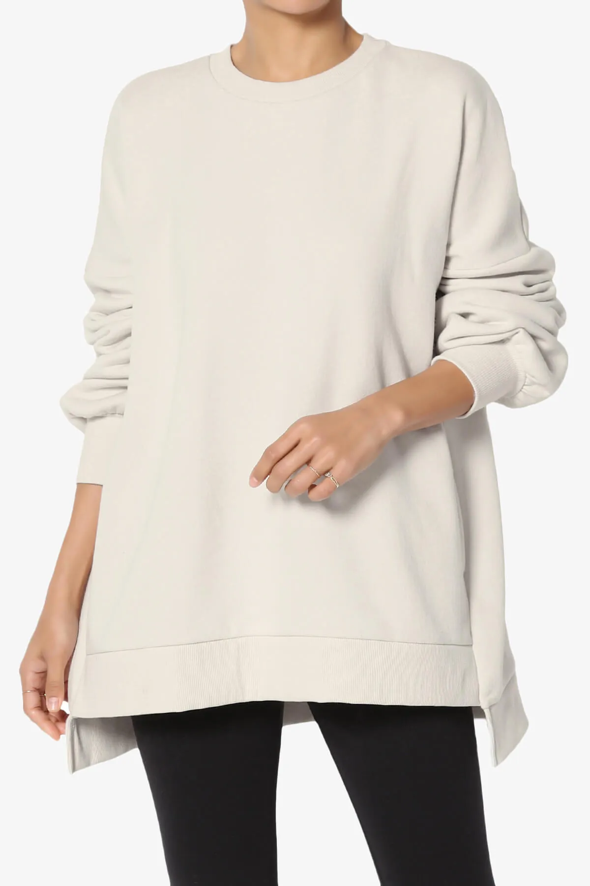 Revel Hi-Low Boyfriend Sweatshirts PLUS