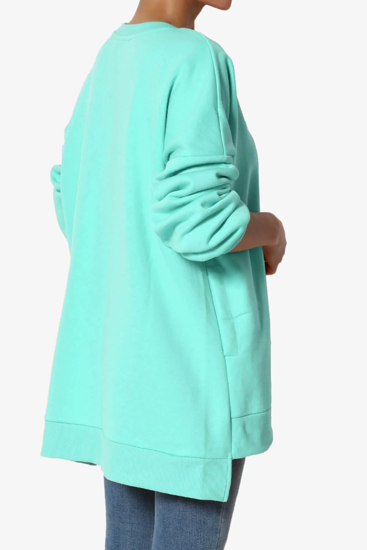 Revel Hi-Low Boyfriend Sweatshirts PLUS